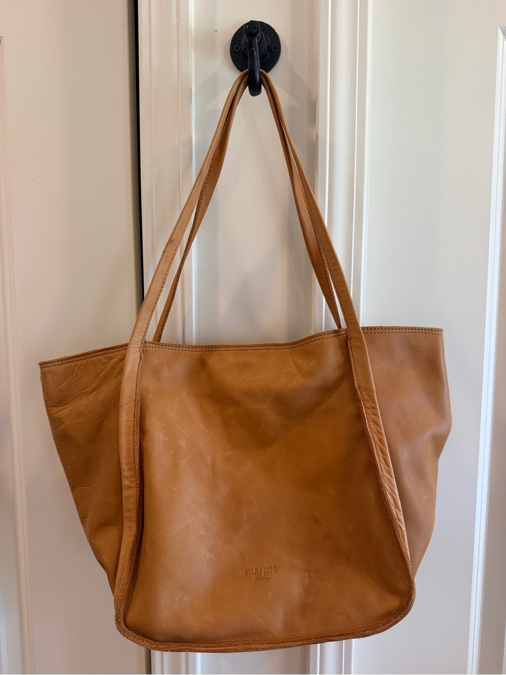 Margot Cognac Leather Everyday Tote